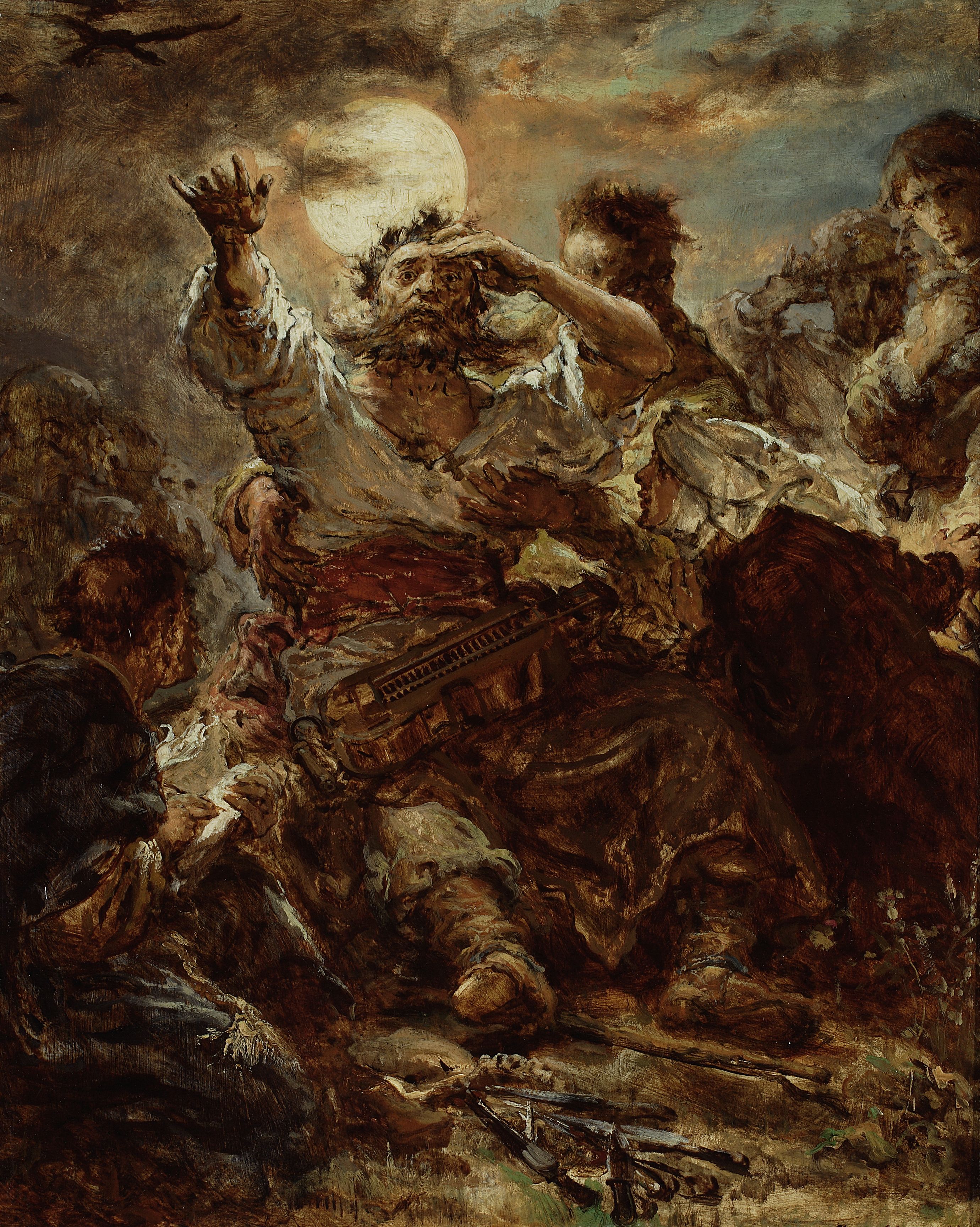 Sketch for the painting « Wernyhora » - Jan Matejko