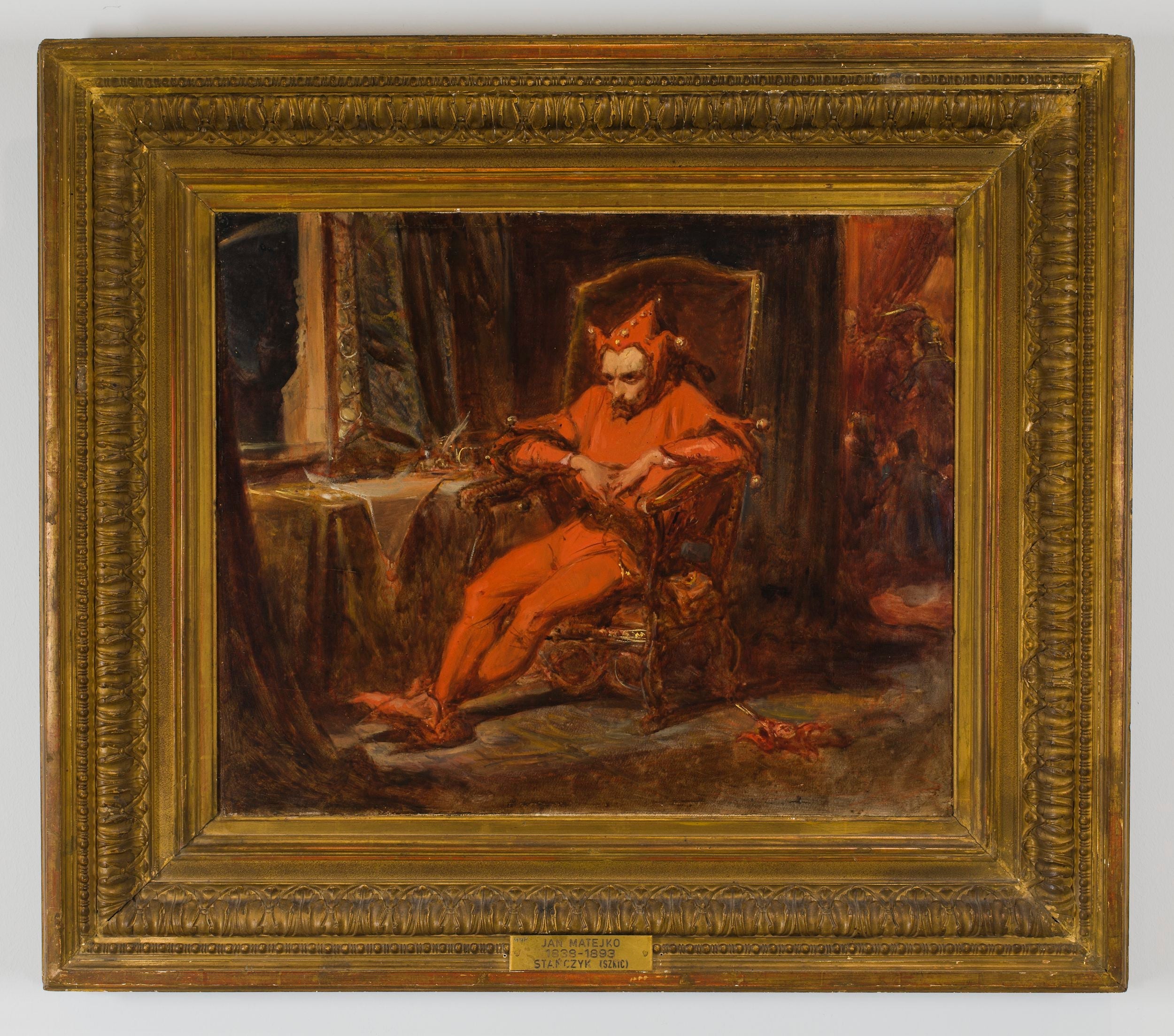 Sketch for "Stańczyk" - Jan Matejko