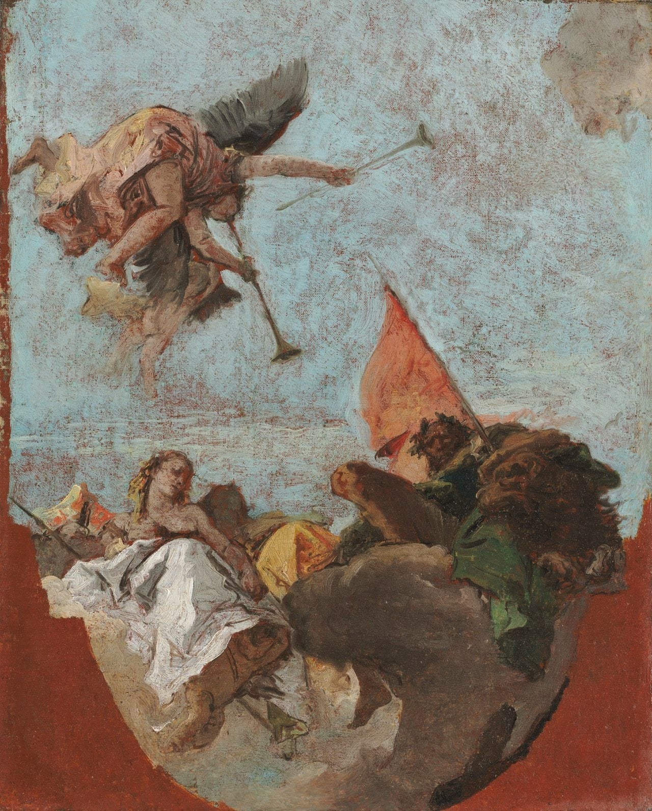 Sketch for a ceiling - Giovanni Battista Tiepolo