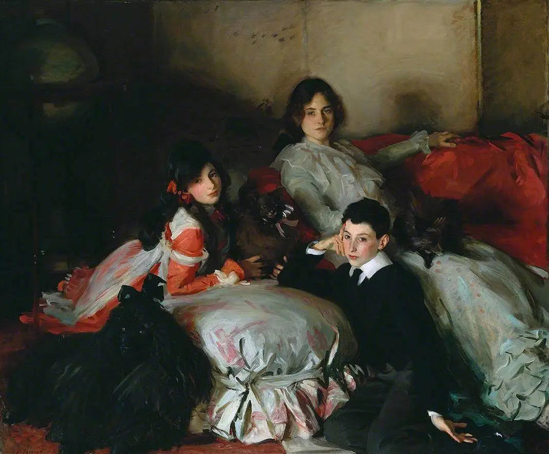 Essie, Ruby and Ferdinand, the children of Asher Wertheimer - John Singer Sargent