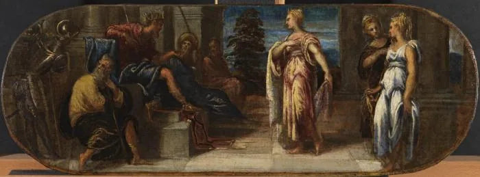 Esther and Ahasuerus or Solomon and the Queen of Sheba - Jacopo Tintoretto