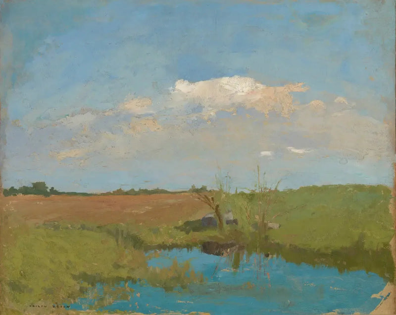 Pond in the Landes - Odilon Redon