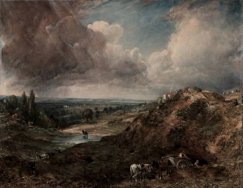 Pond of Branch Hill, Hampstead - John Constable