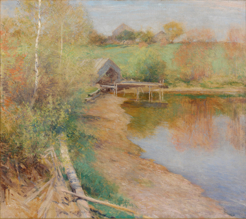 Mill Pond - Willard Metcalf