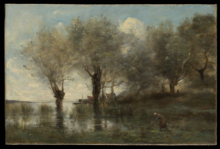 Un étang en Picardie - Camille Corot