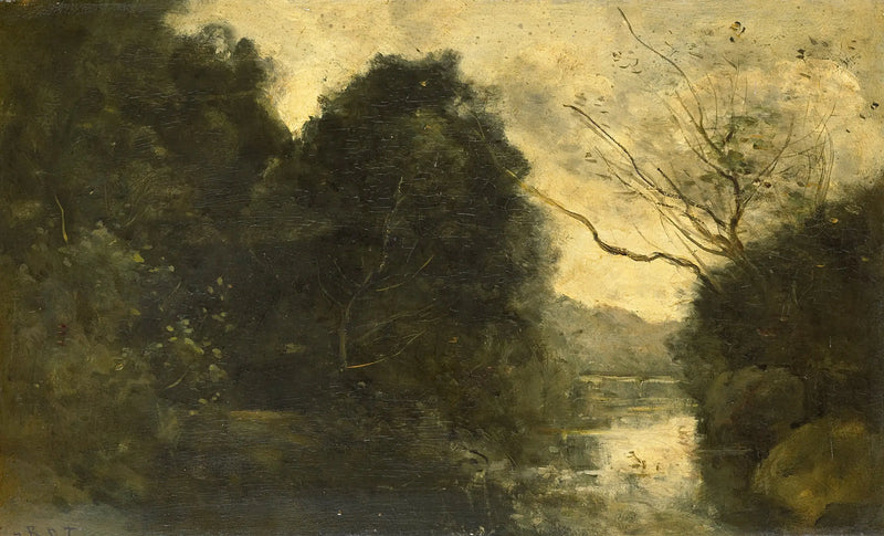 Forest Pond - Jean-Baptiste Camille Corot