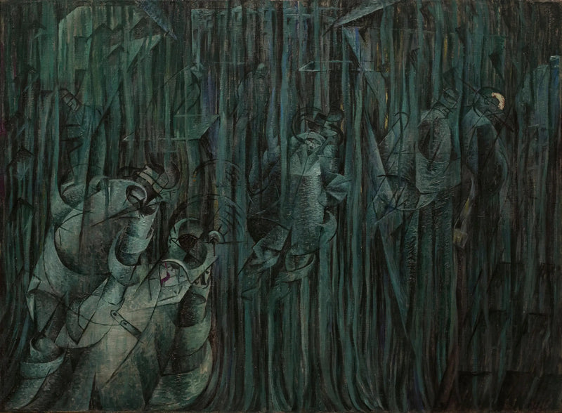 States of Mind III: Those Who Remain - Umberto Boccioni
