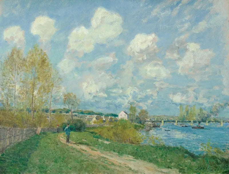 Summer in Bougival - Alfred Sisley