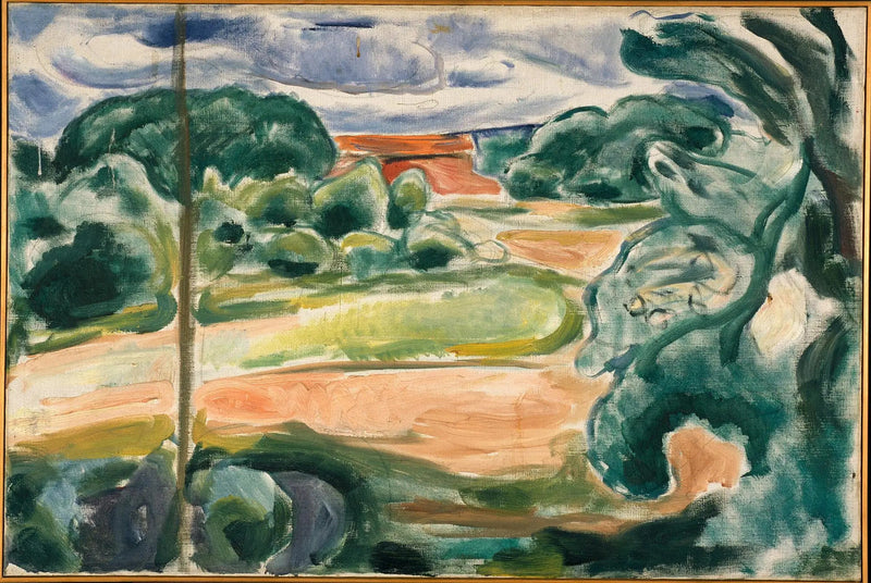 Summer at Ekely - Edvard Munch