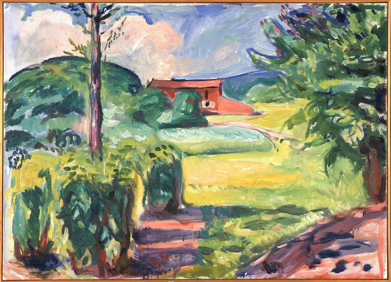 Summer at Ekely - Edvard Munch