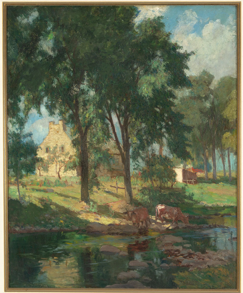Summer in Saint-Eustache - Maurice Galbraith Cullen