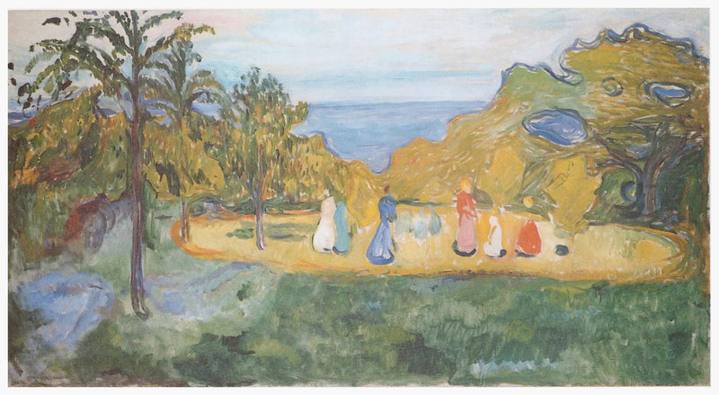 Summer in the Park (Linde Frieze) - Edvard Munch