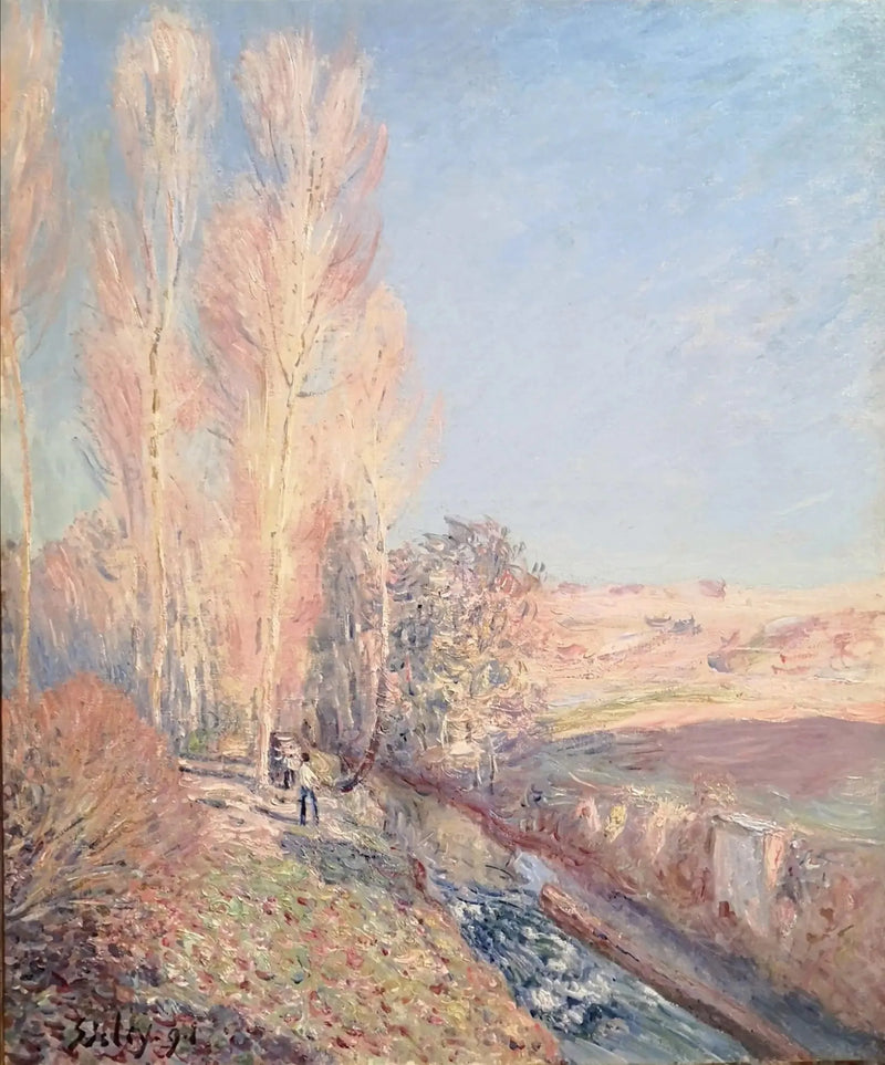 Summer of Saint Martin, near Moret-sur-Loing - Alfred Sisley
