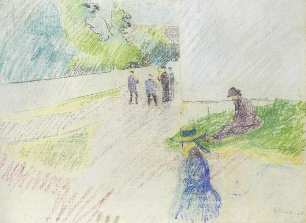 Été - Edvard Munch image 1 tableau peint à l’huile sur toile