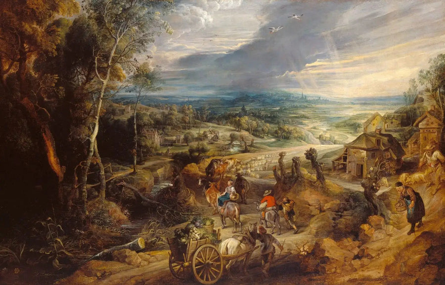 Summer: the peasants go to the market - Peter Paul Rubens