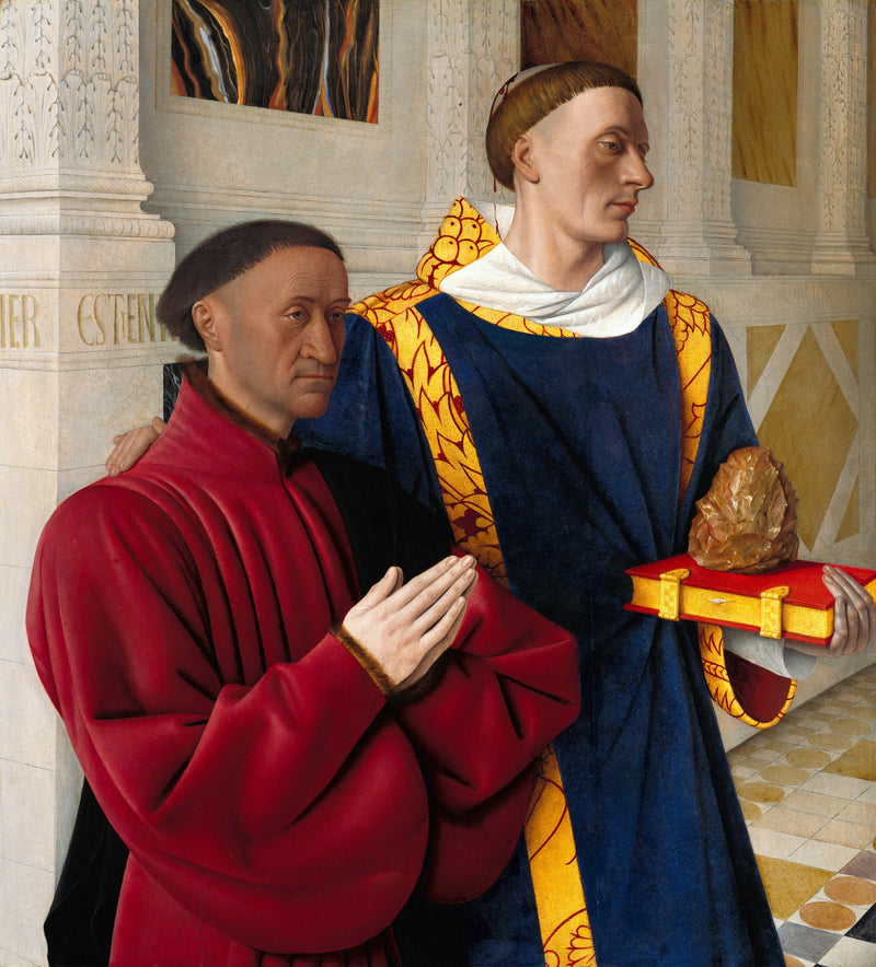 Étienne Chevalier presented by Saint Étienne - Jean Fouquet