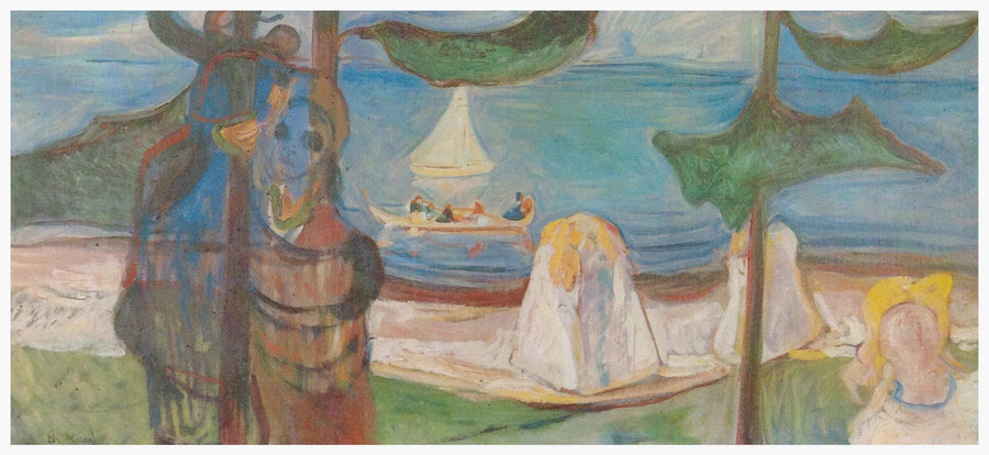 Embrace on the Beach (Frise Linde) - Edvard Munch