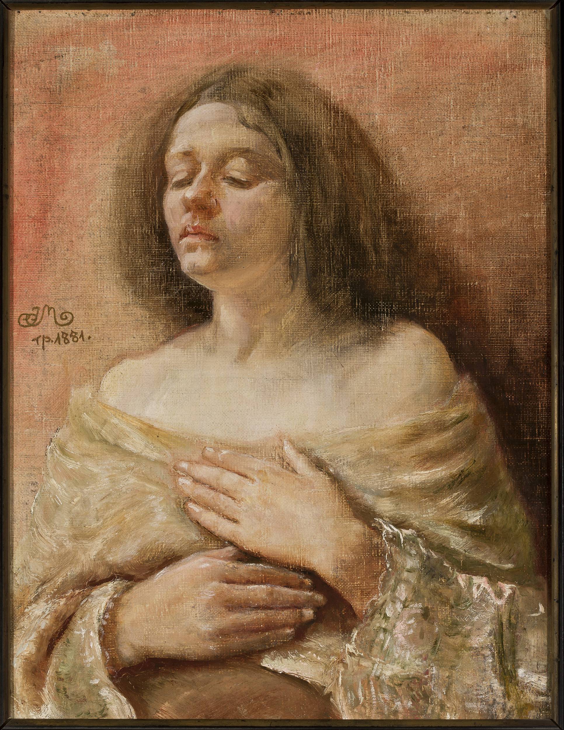 Portrait Study of a Woman - Jan Matejko