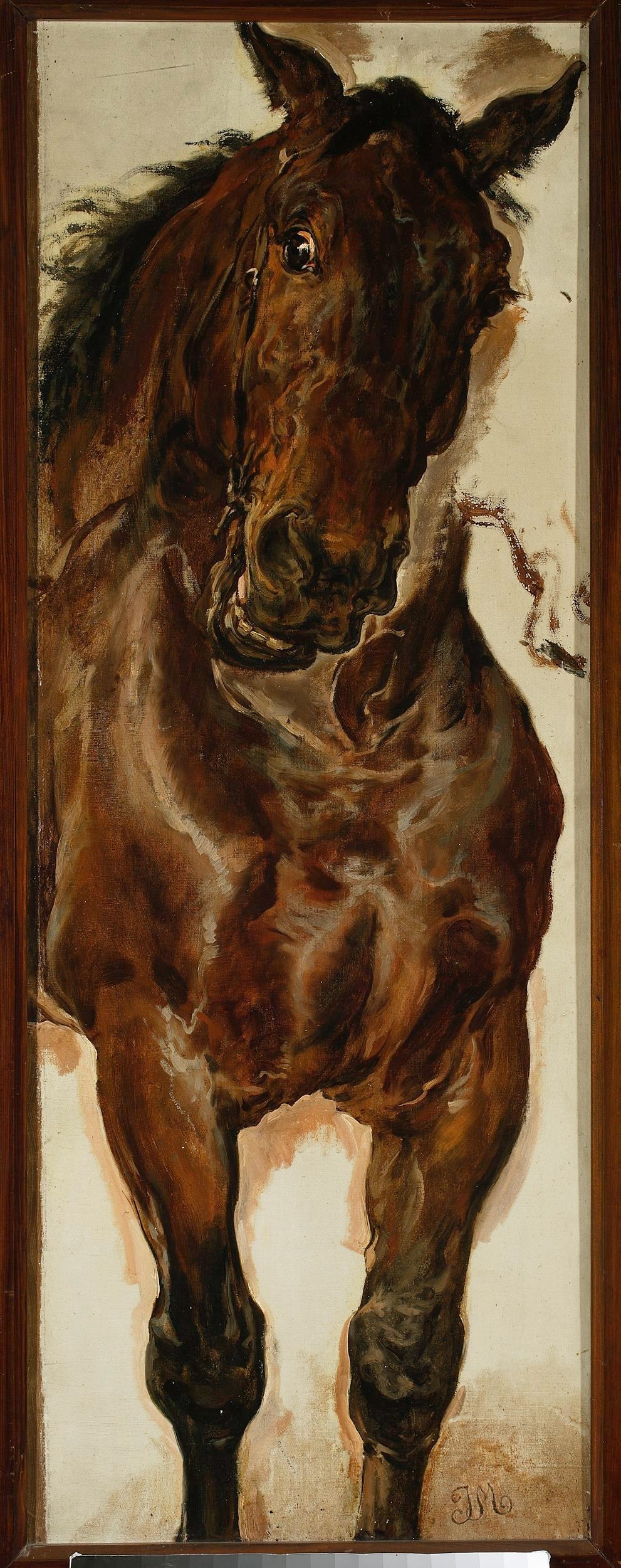 Study of a Horse's Head for "Battle of Grunwald" - Jan Matejko