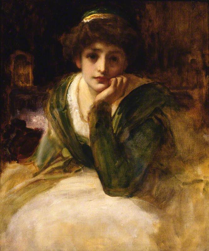 Study for "Desdemona" - Frederic Leighton