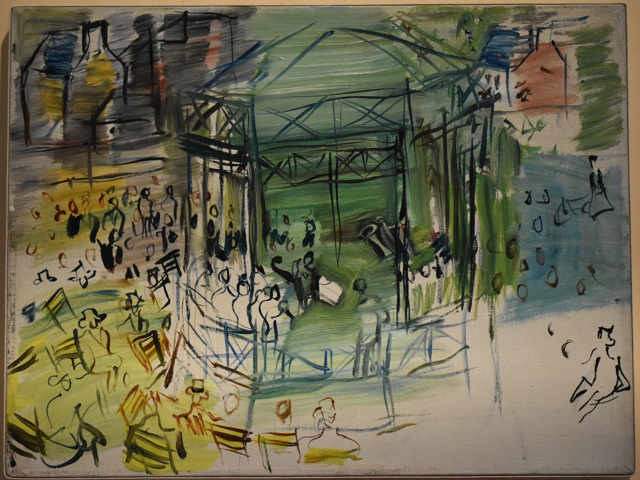 Etude pour "Le Dimanche" - Raoul Dufy image 1 copie de tableau peinte à la main