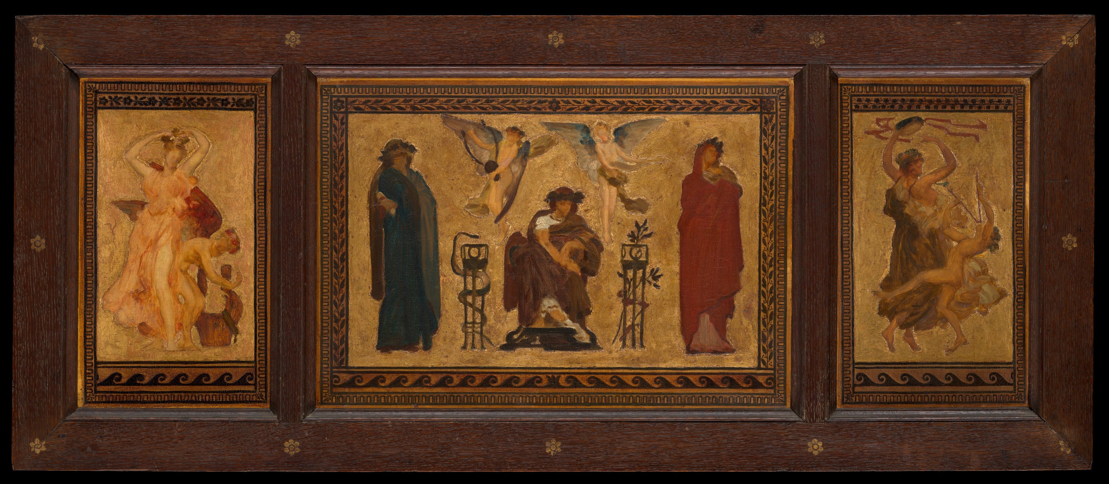 Study for the ceiling of the Marquand music room - Frederic Leighton