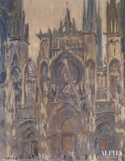 Étude pour le portail vu de face (W1320) - Claude Monet - Reproductions de tableaux et peintures haut de gamme