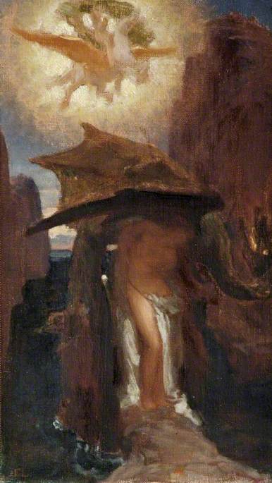Study for "Perseus and Andromeda" - Frederic Leighton