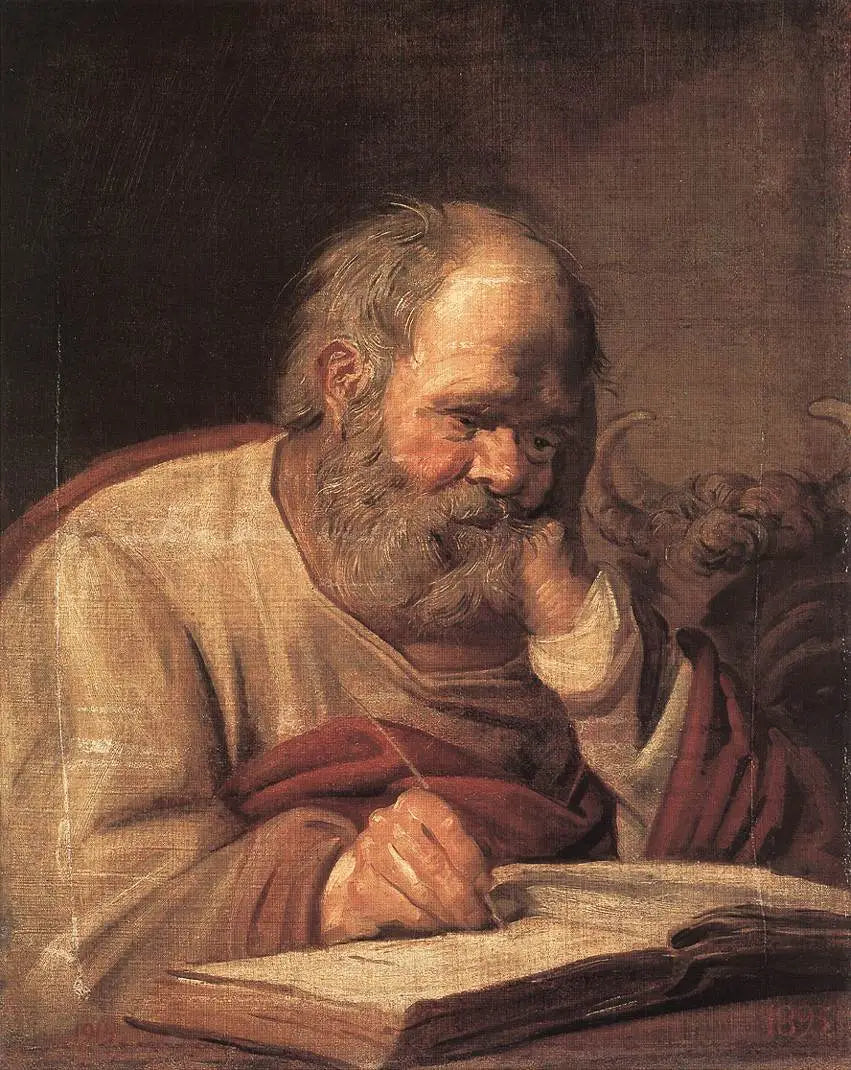 Évangéliste Luc - Frans Hals - Alpha Reproduction