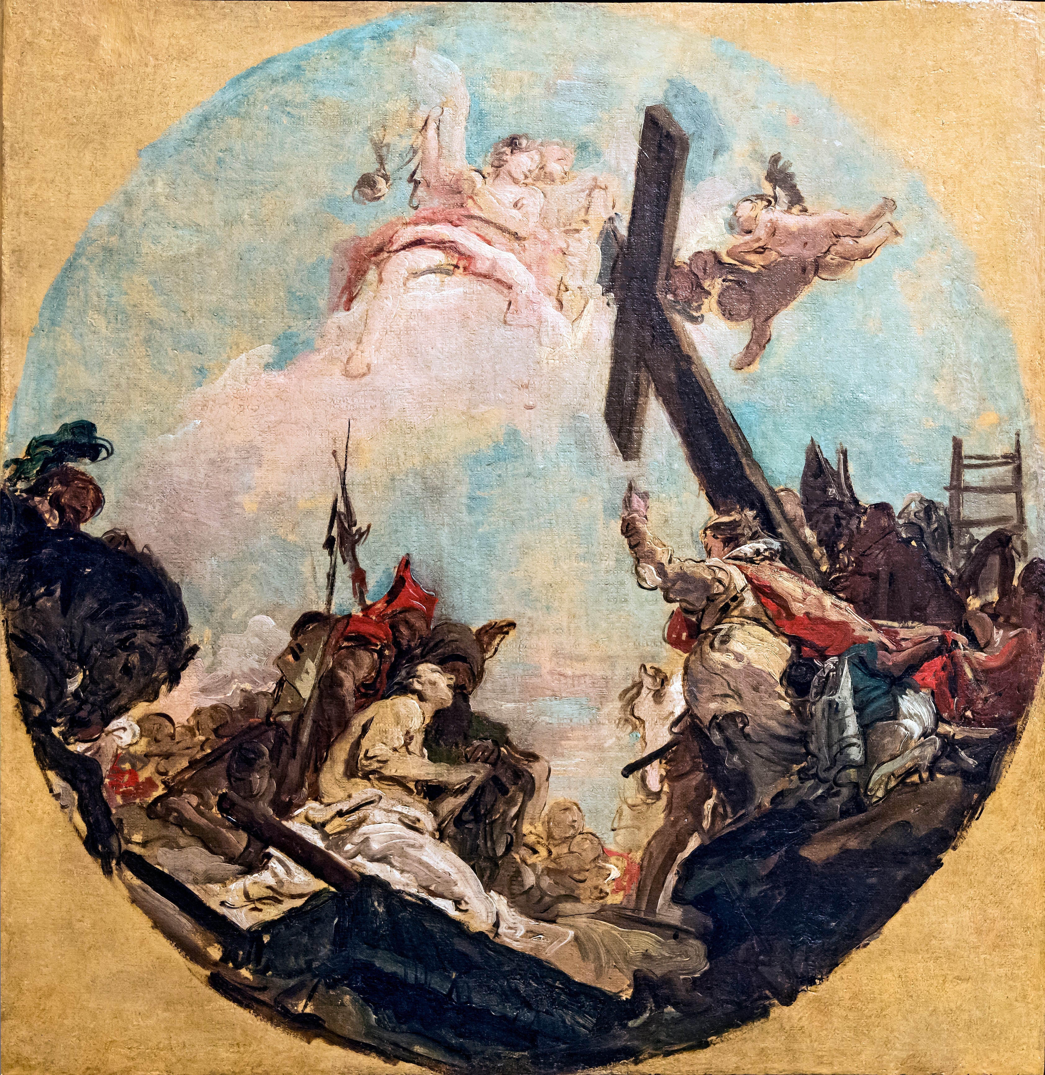Exaltation of the Cross and Saint Helena - Giovanni Battista Tiepolo