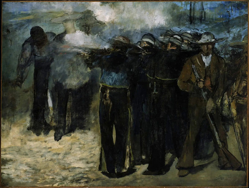 Execution of Emperor Maximilian of Mexico - Édouard Manet