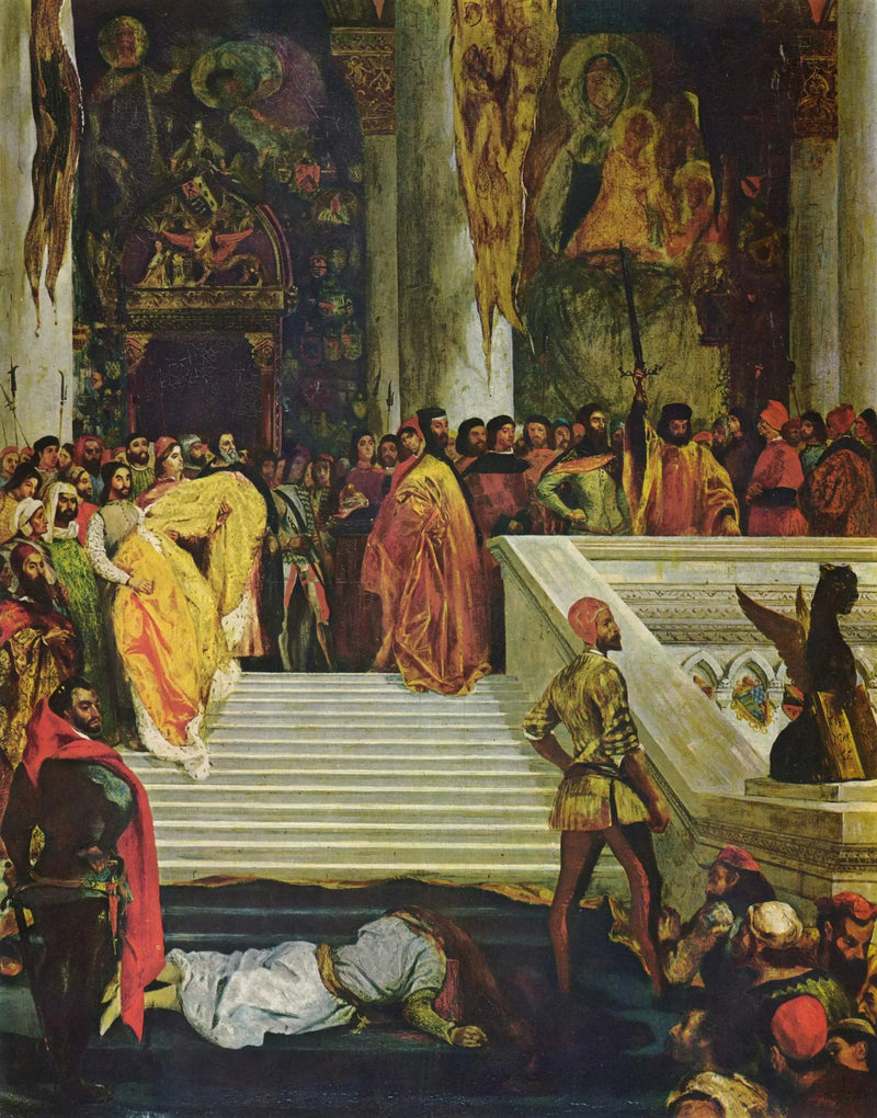 Execution of the Doge Marino Faliero - Eugène Delacroix