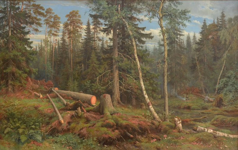 Forest exploitation - Ivan Chichkine