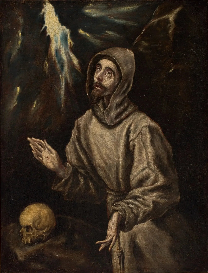 Ecstasy of Saint Francis Receiving the Stigmata - El Greco