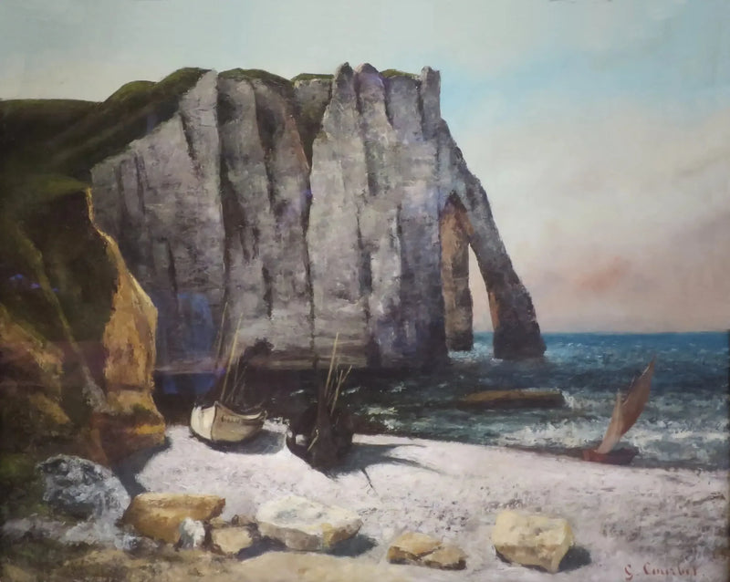 Étretat Cliffs, the Porte d'Aval - Gustave Courbet