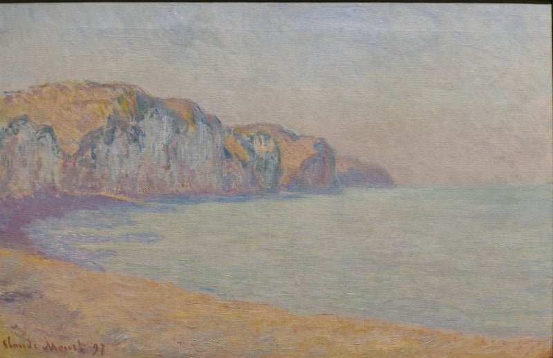 Cliff of Pourville, in the morning - Claude Monet