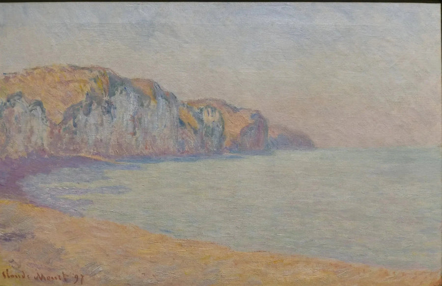 Cliff of Pourville, in the morning - Claude Monet