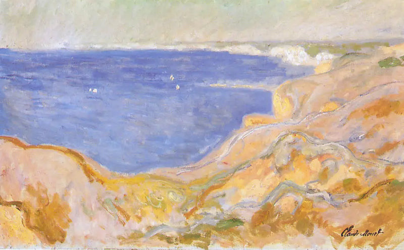 Cliffs East of Pourville - Claude Monet