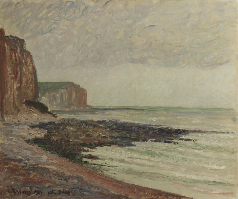 Cliffs at Petites-Dalles - Camille Pissarro