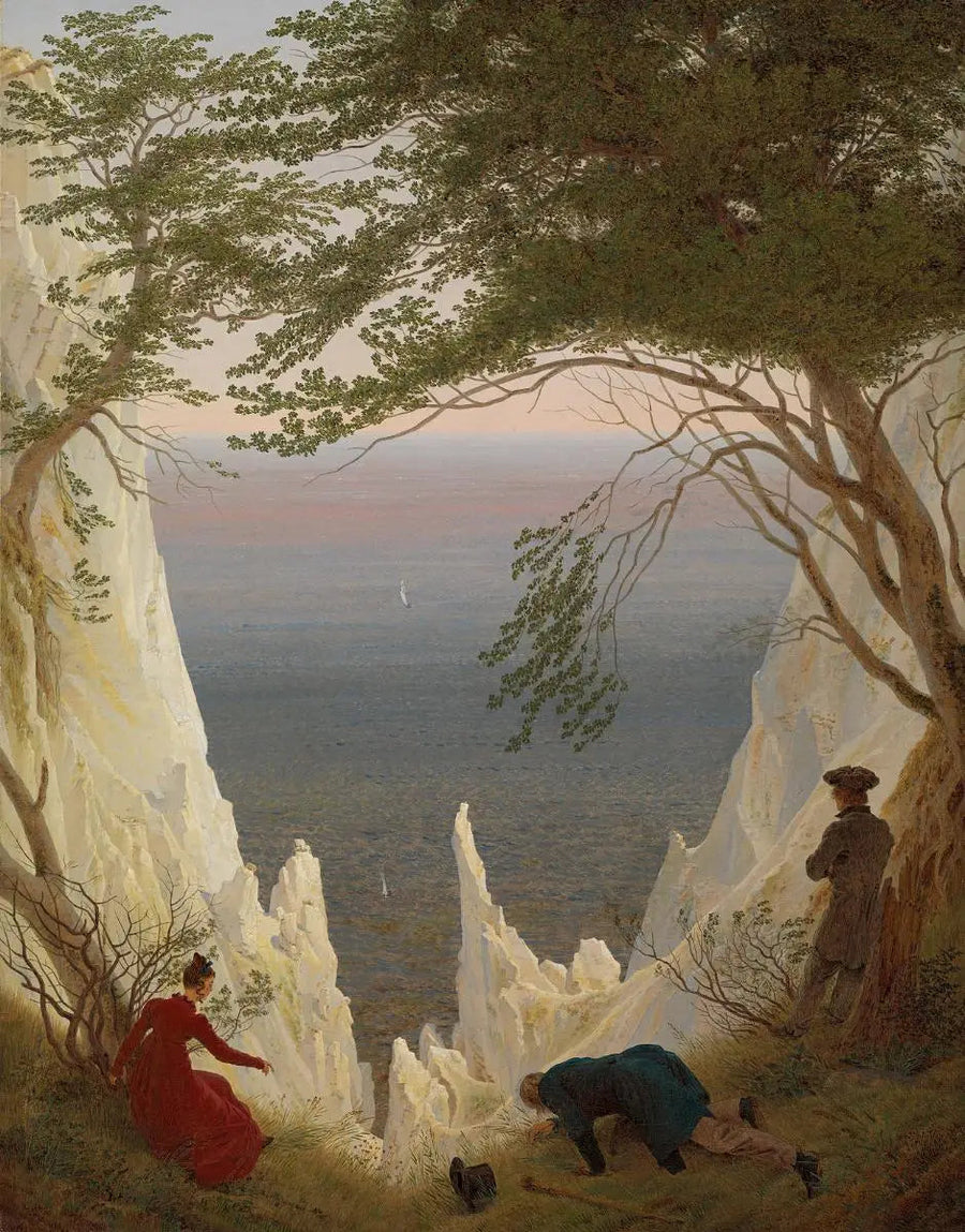 Chalk Cliffs on the Island of Rügen - Caspar David Friedrich