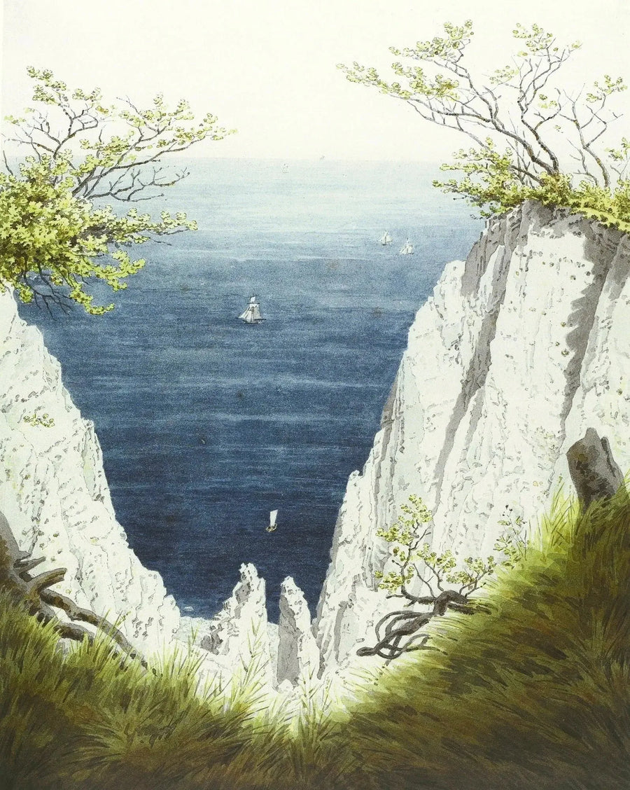 Chalk Cliffs on the Island of Rügen - Caspar David Friedrich