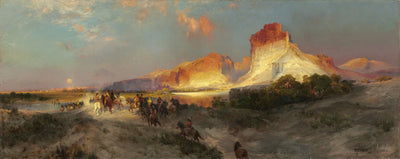 Falaises de Green River Wyoming - Thomas Moran - Alpha Reproduction