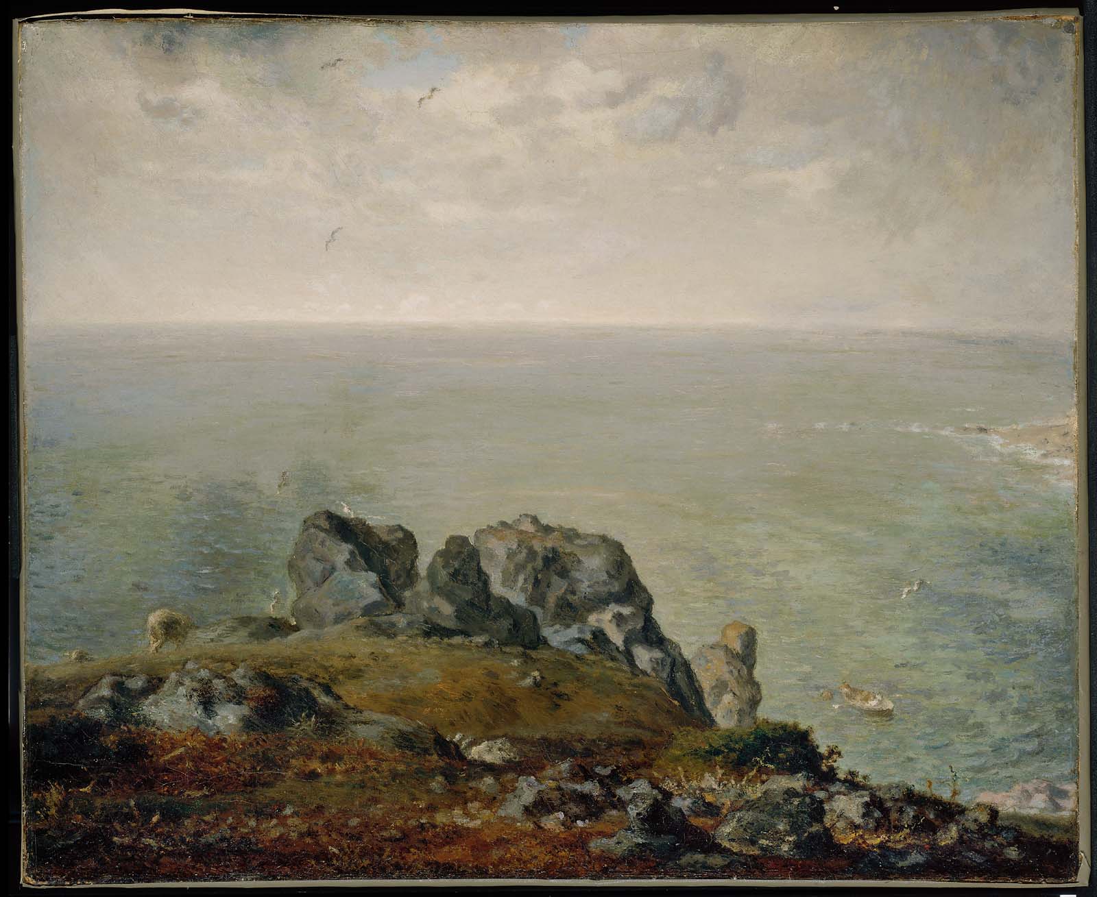 Cliffs of Gruchy - Jean-François Millet