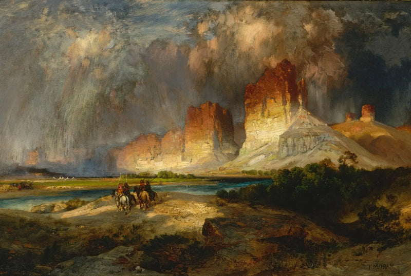Cliffs of the Upper Colorado, Wyoming Territory - Thomas Moran