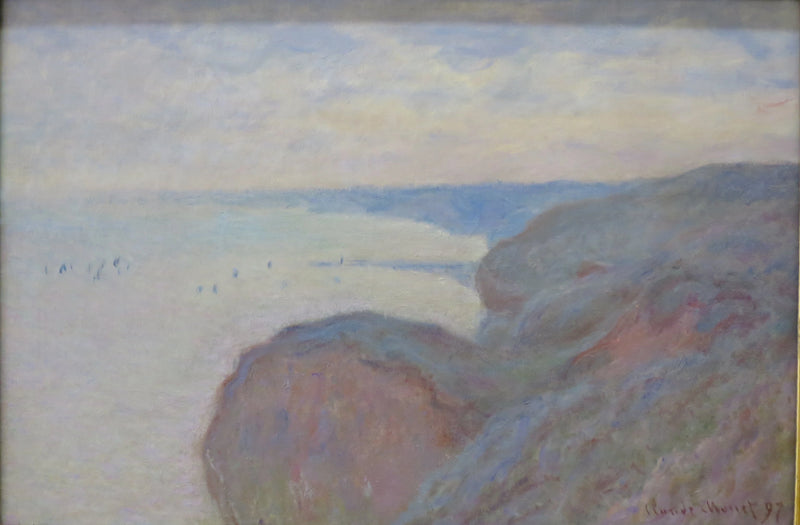 Cliffs near Dieppe, Hermitage W1467 - Claude Monet