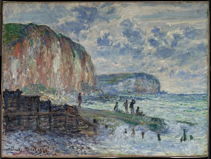 The Cliffs of Petites Dalles - Claude Monet