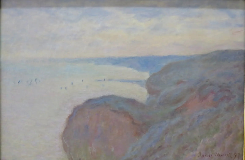 Cliffs near Dieppe - Claude Monet