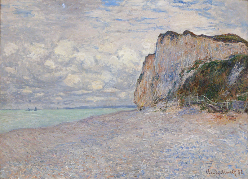 Cliffs near Dieppe - Claude Monet
