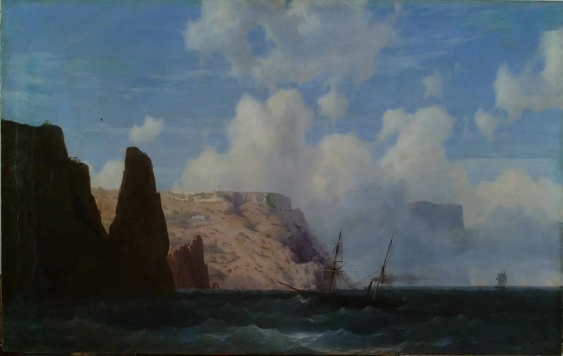 Rocky Cliffs - Ivan Aïvazovski
