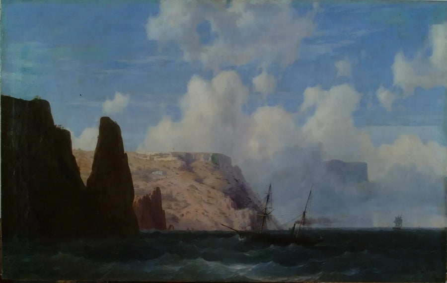 Rocky Cliffs - Ivan Aïvazovski